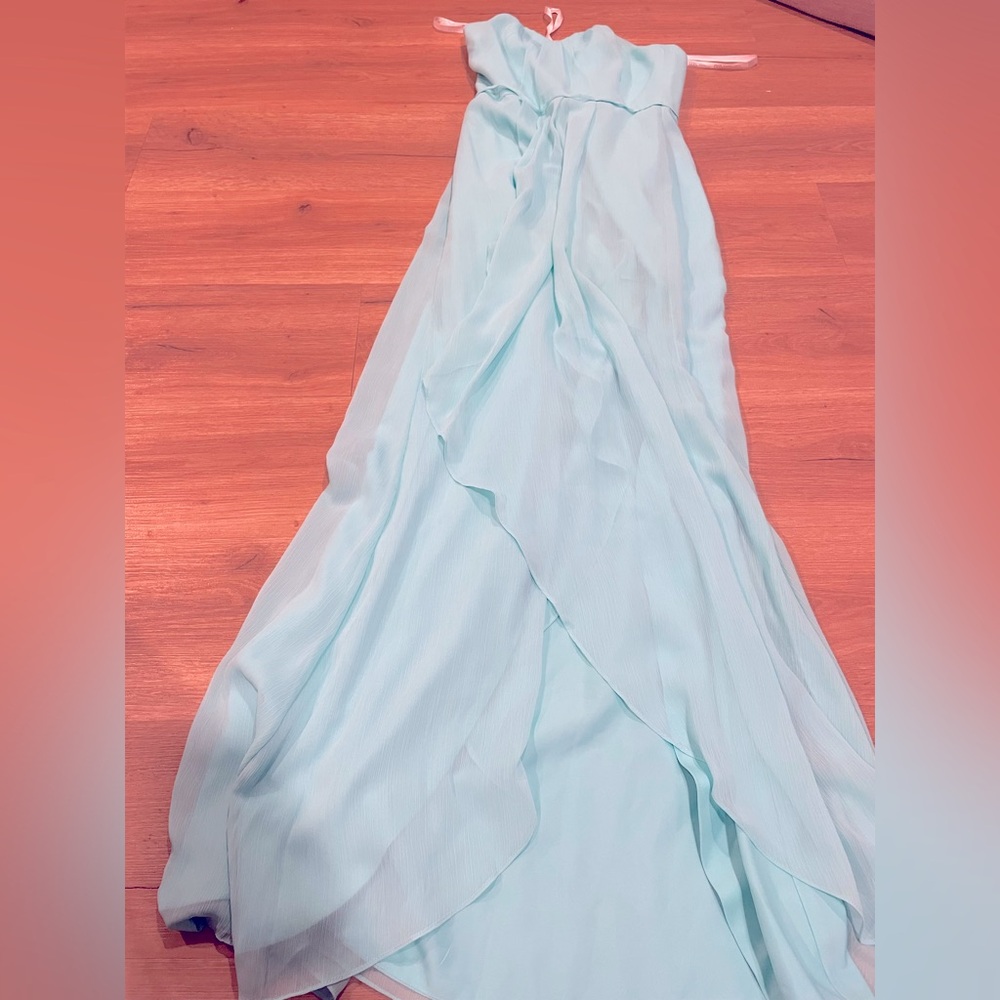 Strapless David's Bridal Bridesmaids Dress Size 2
